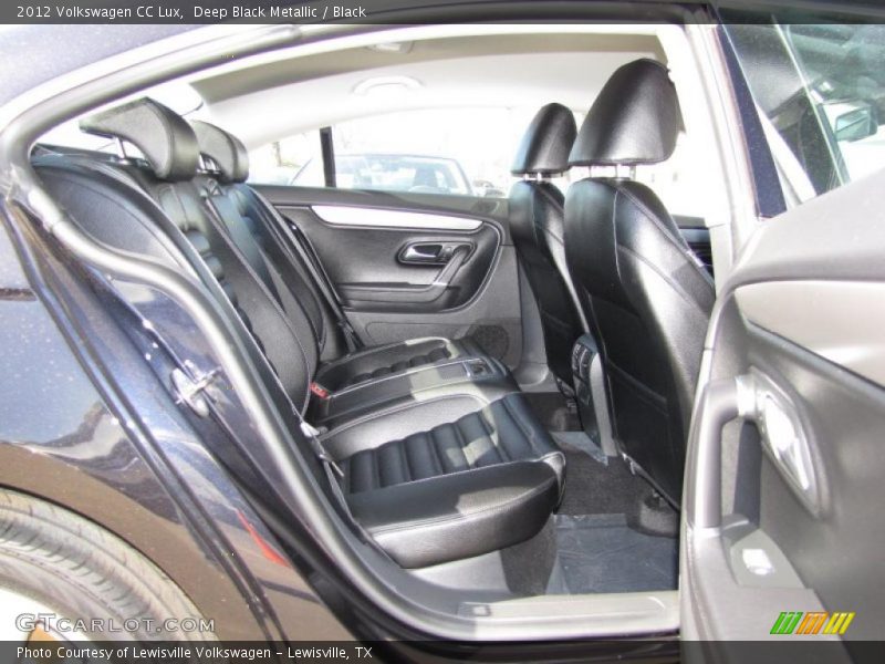 Deep Black Metallic / Black 2012 Volkswagen CC Lux