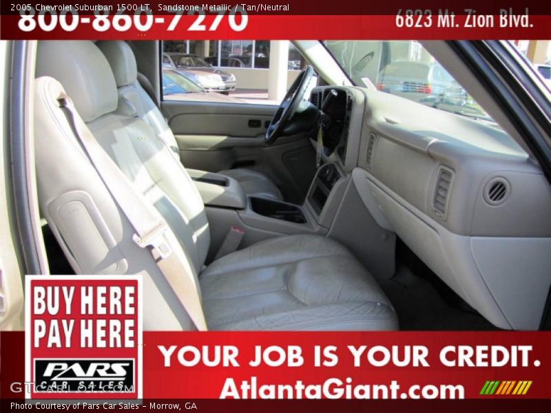 Sandstone Metallic / Tan/Neutral 2005 Chevrolet Suburban 1500 LT