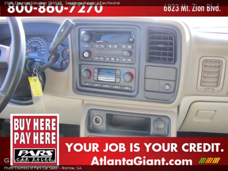 Sandstone Metallic / Tan/Neutral 2005 Chevrolet Suburban 1500 LT
