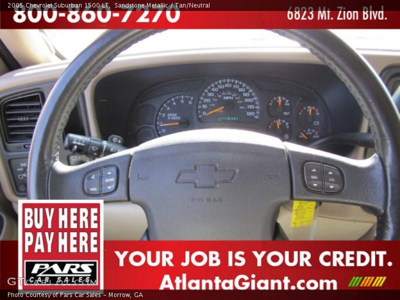 Sandstone Metallic / Tan/Neutral 2005 Chevrolet Suburban 1500 LT