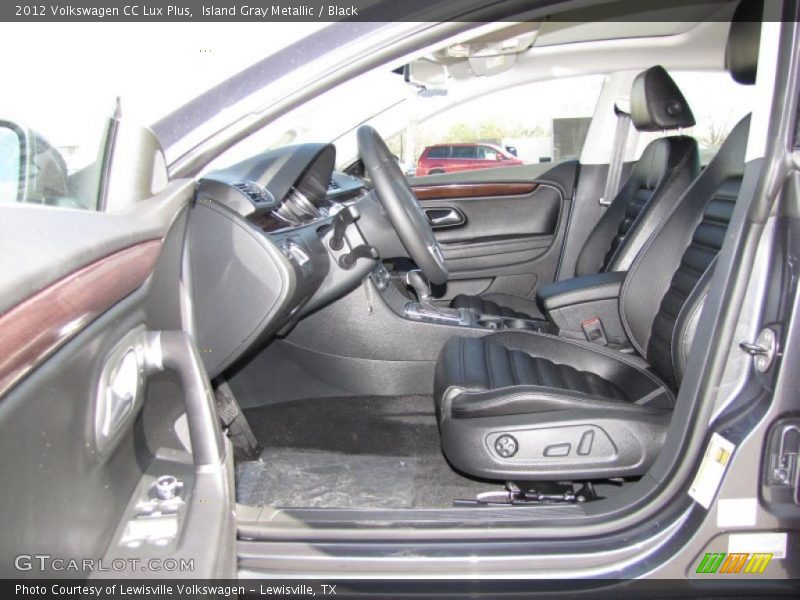 Island Gray Metallic / Black 2012 Volkswagen CC Lux Plus