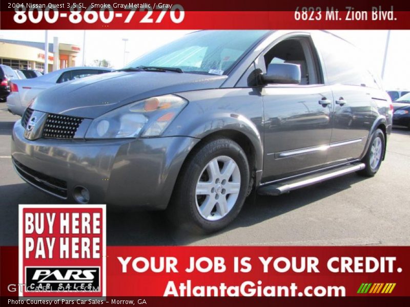 Smoke Gray Metallic / Gray 2004 Nissan Quest 3.5 SL
