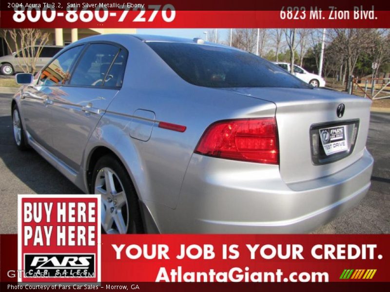 Satin Silver Metallic / Ebony 2004 Acura TL 3.2