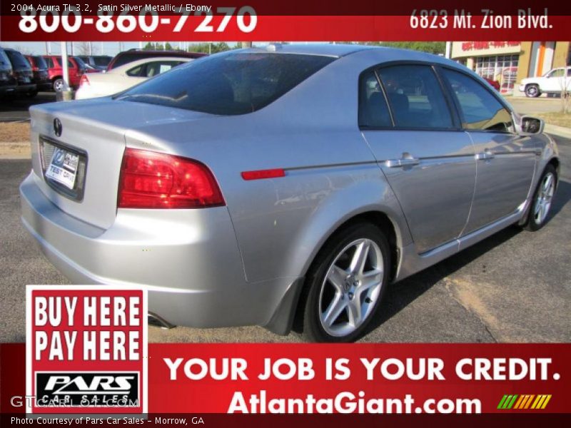 Satin Silver Metallic / Ebony 2004 Acura TL 3.2