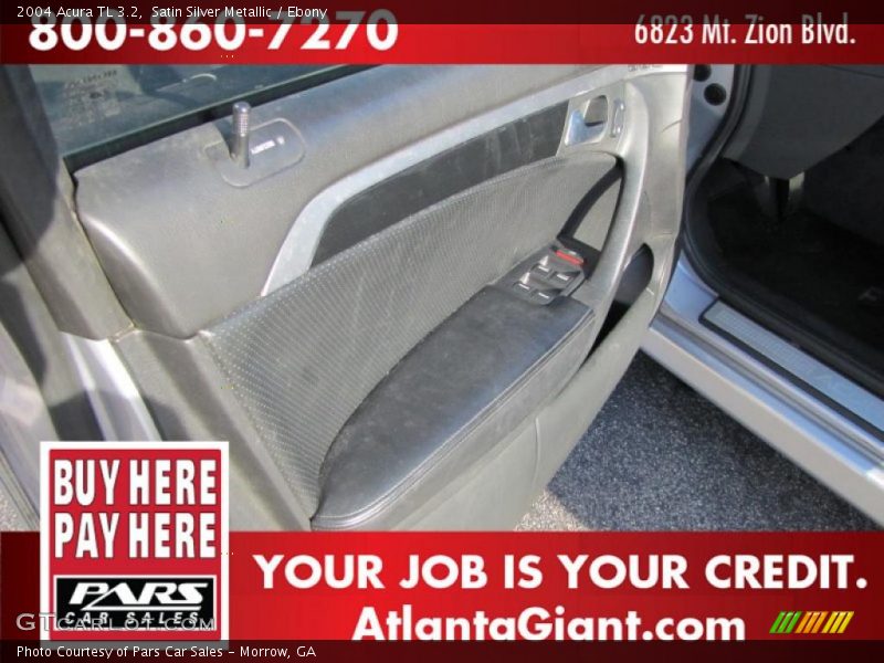 Satin Silver Metallic / Ebony 2004 Acura TL 3.2