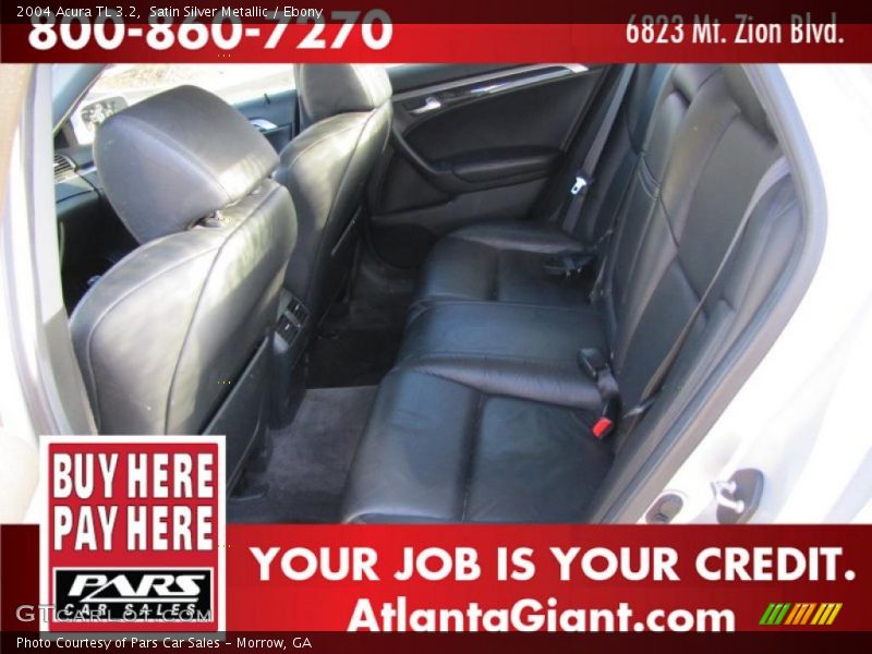 Satin Silver Metallic / Ebony 2004 Acura TL 3.2