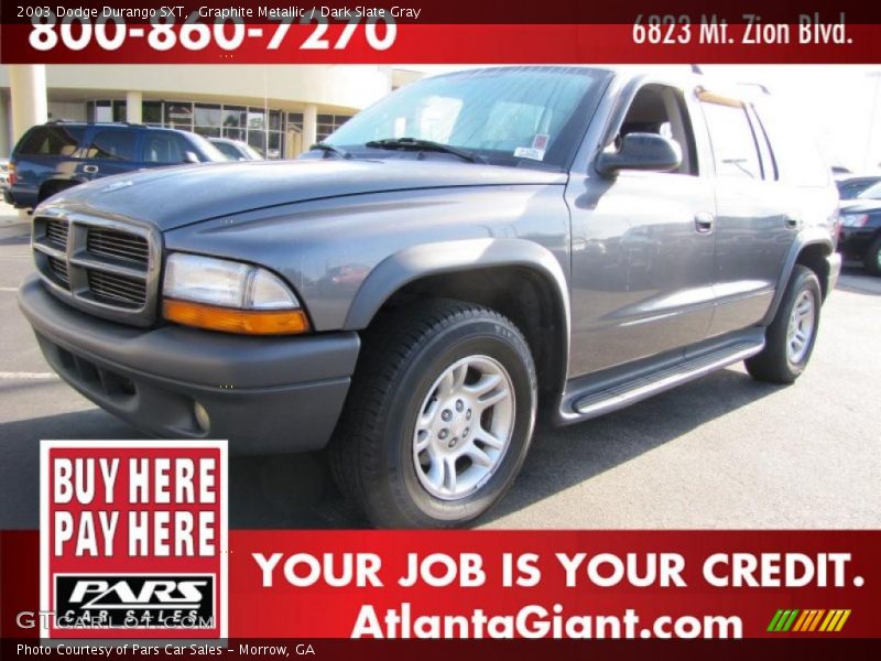 Graphite Metallic / Dark Slate Gray 2003 Dodge Durango SXT