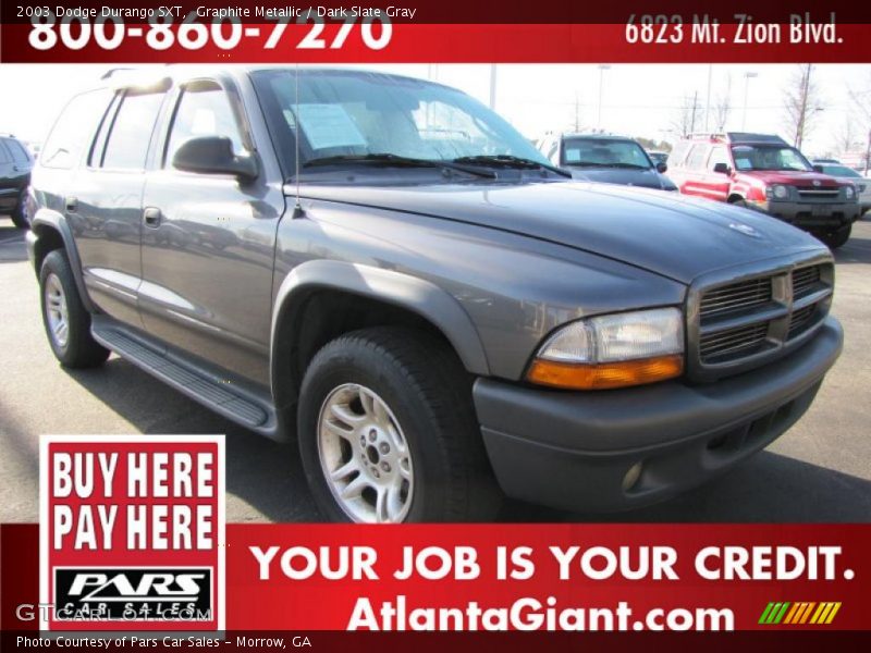 Graphite Metallic / Dark Slate Gray 2003 Dodge Durango SXT