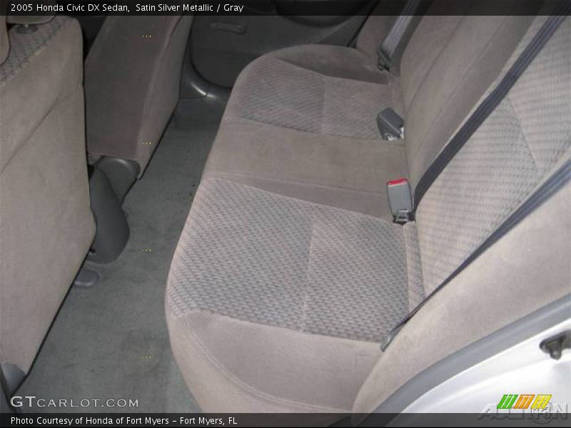 Satin Silver Metallic / Gray 2005 Honda Civic DX Sedan