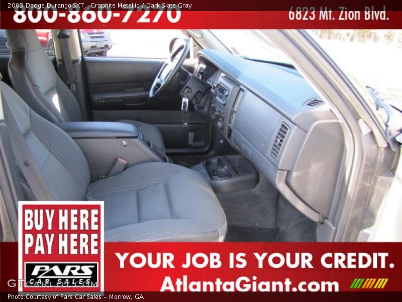 Graphite Metallic / Dark Slate Gray 2003 Dodge Durango SXT