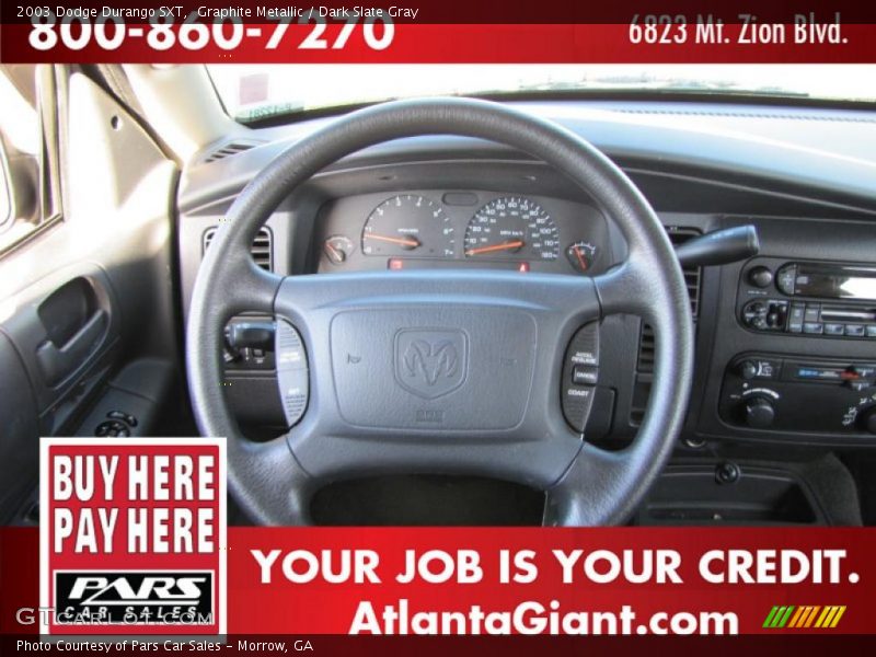 Graphite Metallic / Dark Slate Gray 2003 Dodge Durango SXT