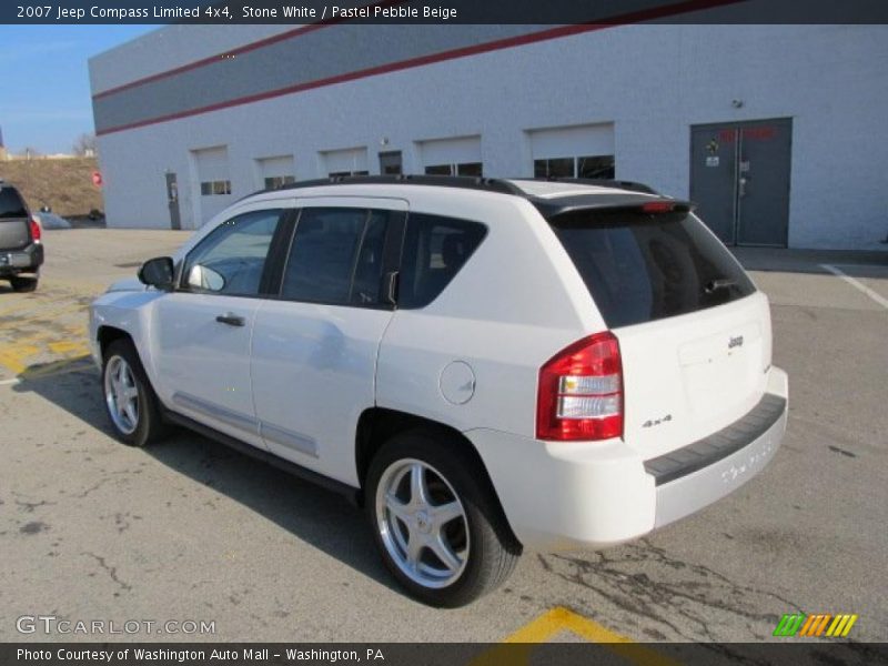 Stone White / Pastel Pebble Beige 2007 Jeep Compass Limited 4x4
