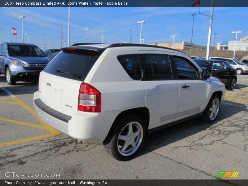 Stone White / Pastel Pebble Beige 2007 Jeep Compass Limited 4x4