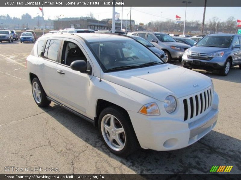Stone White / Pastel Pebble Beige 2007 Jeep Compass Limited 4x4