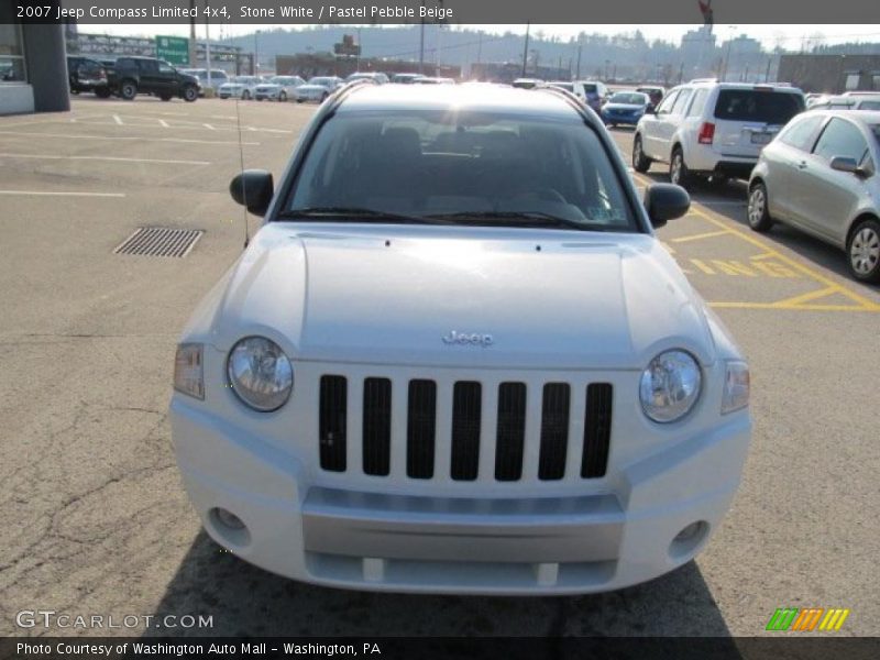 Stone White / Pastel Pebble Beige 2007 Jeep Compass Limited 4x4