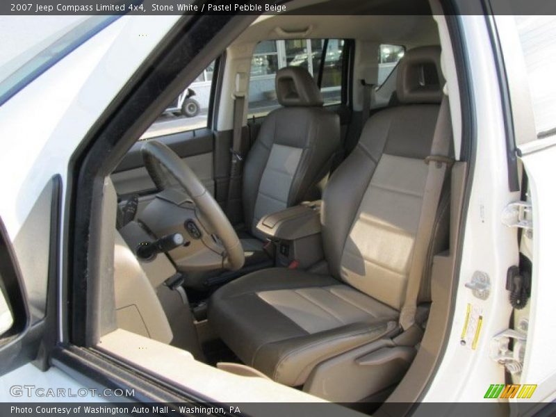 Stone White / Pastel Pebble Beige 2007 Jeep Compass Limited 4x4