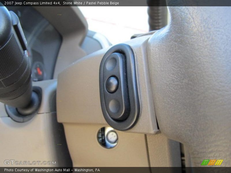 Stone White / Pastel Pebble Beige 2007 Jeep Compass Limited 4x4