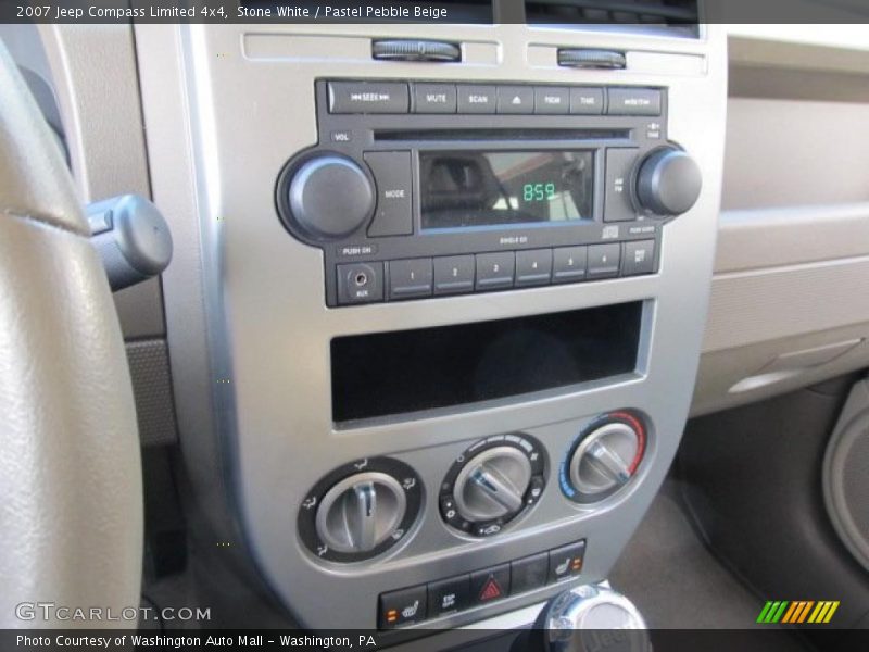 Stone White / Pastel Pebble Beige 2007 Jeep Compass Limited 4x4
