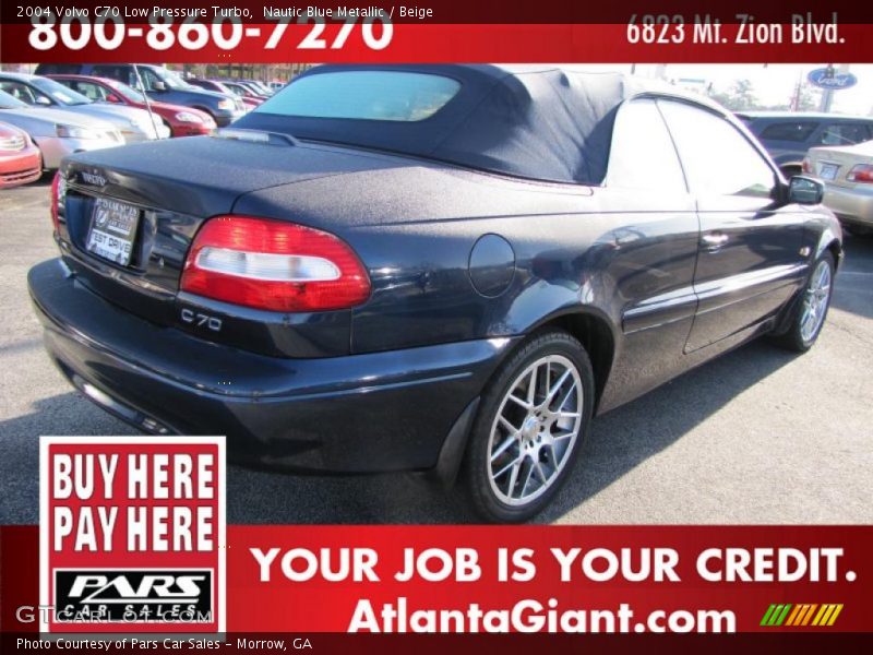 Nautic Blue Metallic / Beige 2004 Volvo C70 Low Pressure Turbo