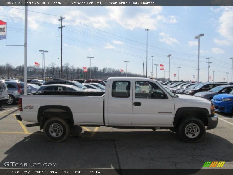 Summit White / Dark Charcoal 2007 GMC Sierra 2500HD Classic SLE Extended Cab 4x4