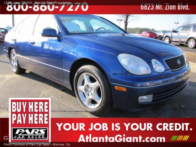 Spectra Blue Mica / Ivory 1998 Lexus GS 300