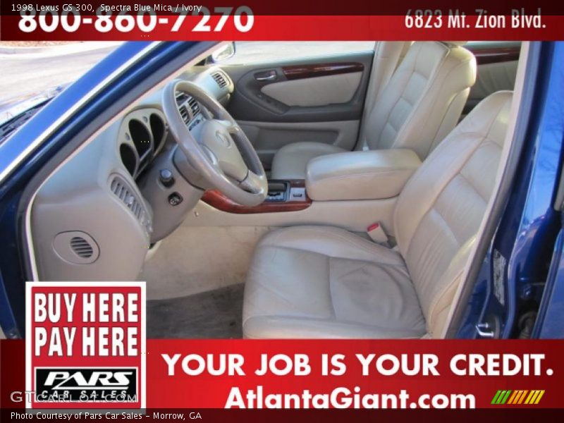 Spectra Blue Mica / Ivory 1998 Lexus GS 300