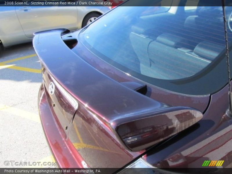 Sizzling Crimson Red Mica / Dark Charcoal Gray 2008 Scion tC