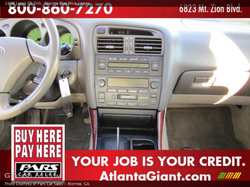 Spectra Blue Mica / Ivory 1998 Lexus GS 300