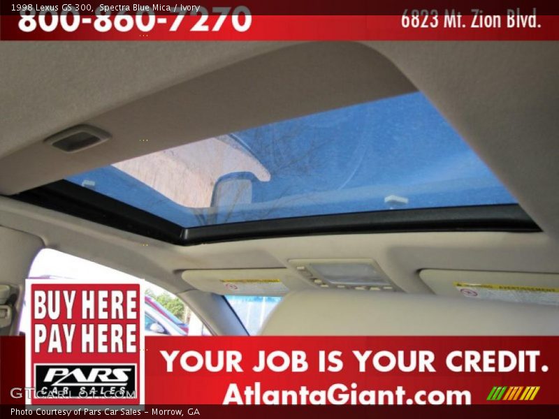 Spectra Blue Mica / Ivory 1998 Lexus GS 300