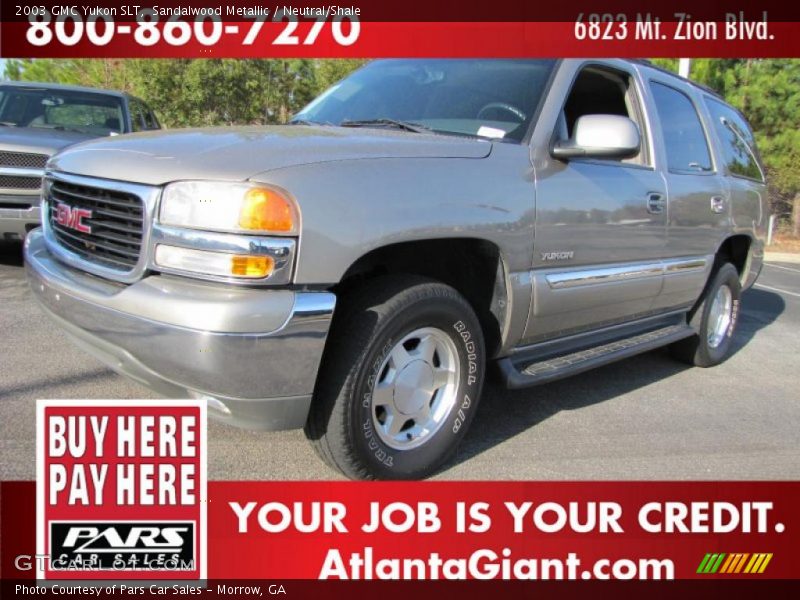 Sandalwood Metallic / Neutral/Shale 2003 GMC Yukon SLT