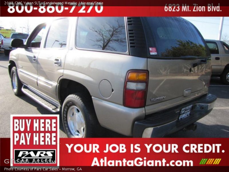 Sandalwood Metallic / Neutral/Shale 2003 GMC Yukon SLT