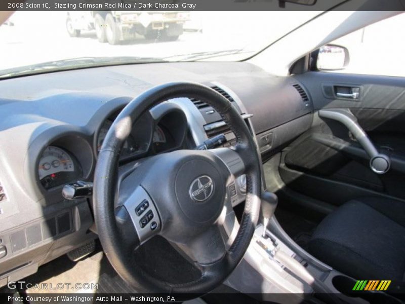 Sizzling Crimson Red Mica / Dark Charcoal Gray 2008 Scion tC