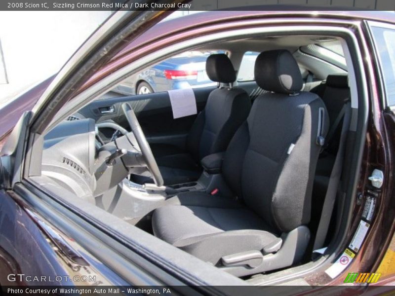 Sizzling Crimson Red Mica / Dark Charcoal Gray 2008 Scion tC