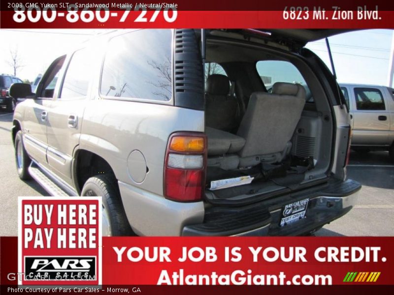 Sandalwood Metallic / Neutral/Shale 2003 GMC Yukon SLT