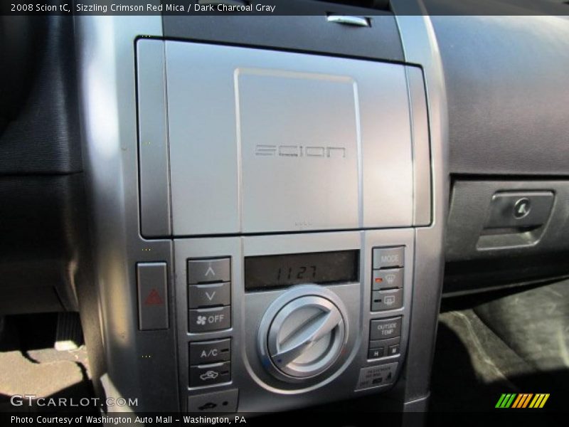 Sizzling Crimson Red Mica / Dark Charcoal Gray 2008 Scion tC