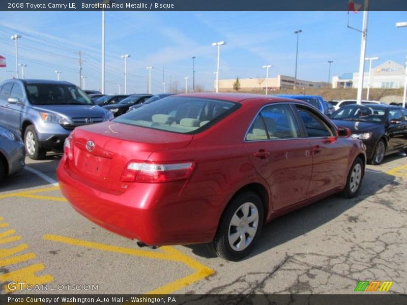 Barcelona Red Metallic / Bisque 2008 Toyota Camry LE