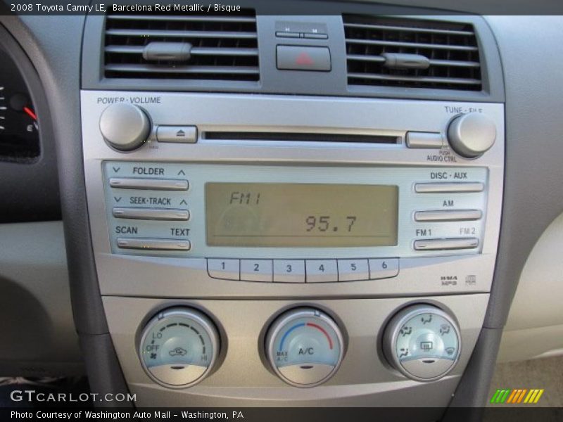Barcelona Red Metallic / Bisque 2008 Toyota Camry LE