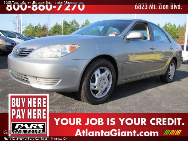 Lunar Mist Metallic / Fawn 2005 Toyota Camry LE