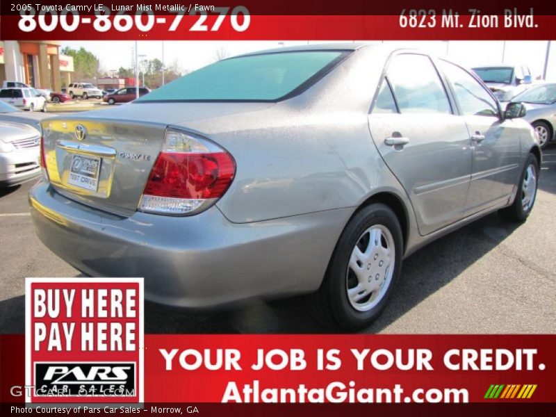 Lunar Mist Metallic / Fawn 2005 Toyota Camry LE