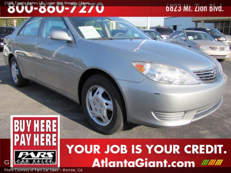 Lunar Mist Metallic / Fawn 2005 Toyota Camry LE