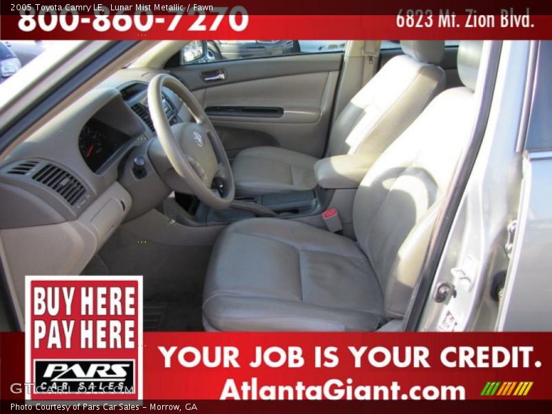 Lunar Mist Metallic / Fawn 2005 Toyota Camry LE