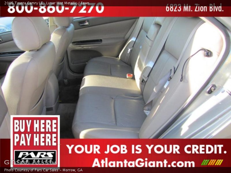 Lunar Mist Metallic / Fawn 2005 Toyota Camry LE