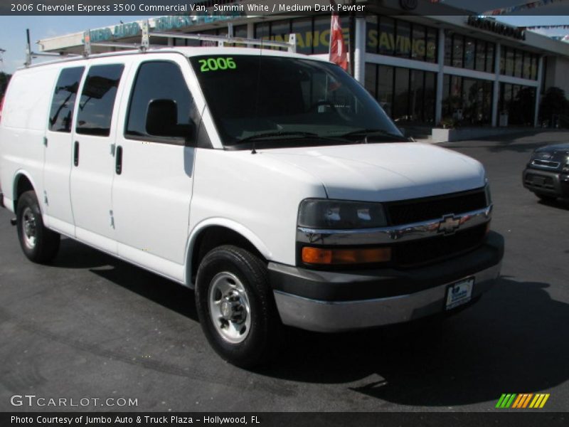 Summit White / Medium Dark Pewter 2006 Chevrolet Express 3500 Commercial Van