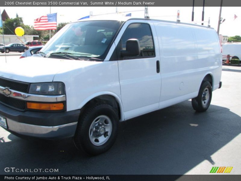 Summit White / Medium Dark Pewter 2006 Chevrolet Express 3500 Commercial Van