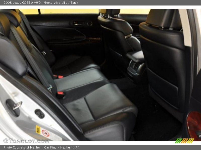Mercury Metallic / Black 2008 Lexus GS 350 AWD