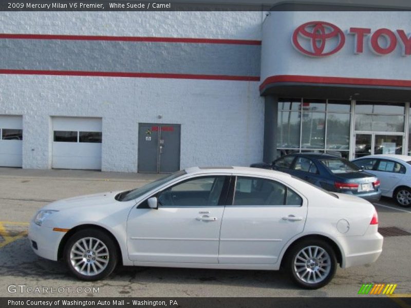 White Suede / Camel 2009 Mercury Milan V6 Premier