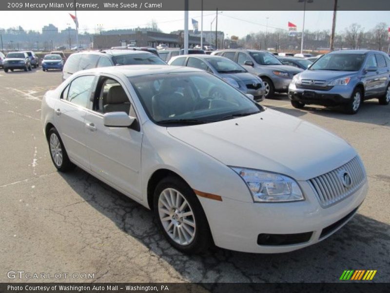 White Suede / Camel 2009 Mercury Milan V6 Premier