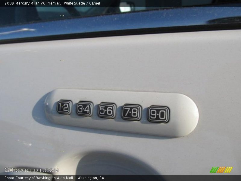 White Suede / Camel 2009 Mercury Milan V6 Premier