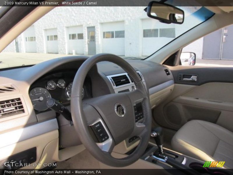 White Suede / Camel 2009 Mercury Milan V6 Premier