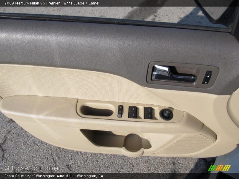 White Suede / Camel 2009 Mercury Milan V6 Premier
